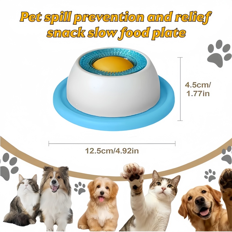 Pet Slow Food Bowl Dog Cat Lic - огляд і ціна Dog Puzzle Feeder Toy