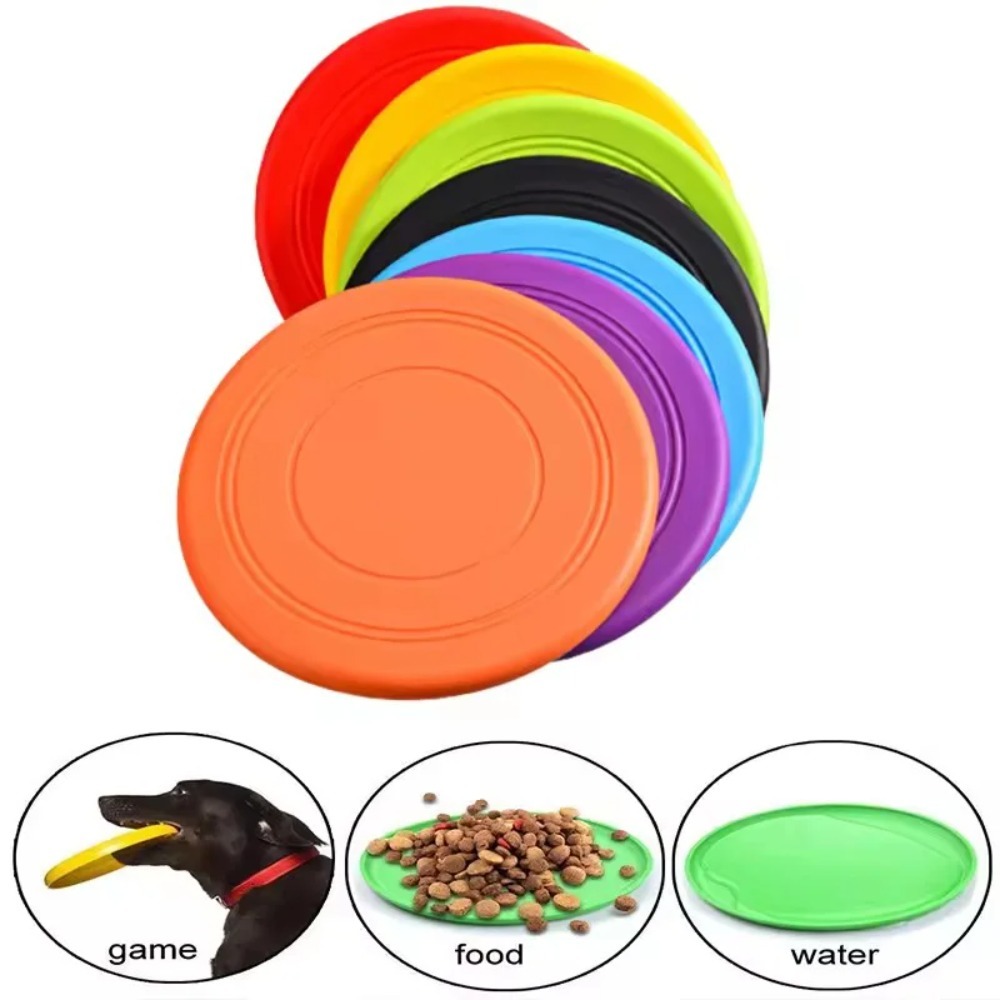 Dog Flying Disc TPR Pet Toy In - огляд і ціна Flying Disc Dog Training Toy
