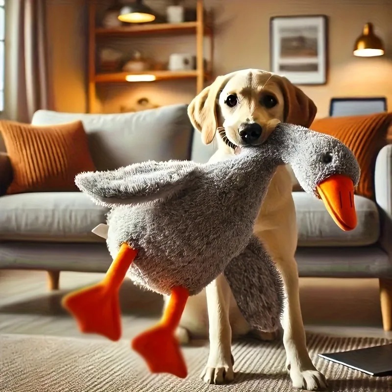 50cm Soft Colorful Duck Plush  - огляд і ціна Interactive Squeaky Plush Dog Toy
