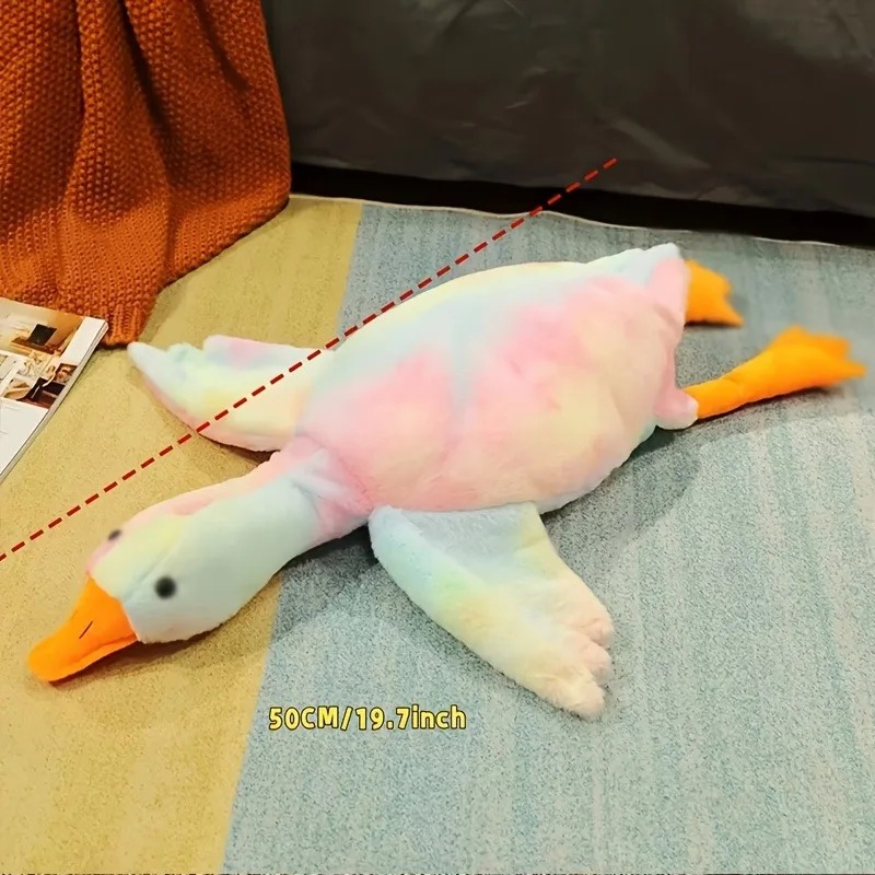 50cm Soft Colorful Duck Plush  - огляд і ціна Interactive Squeaky Plush Dog Toy