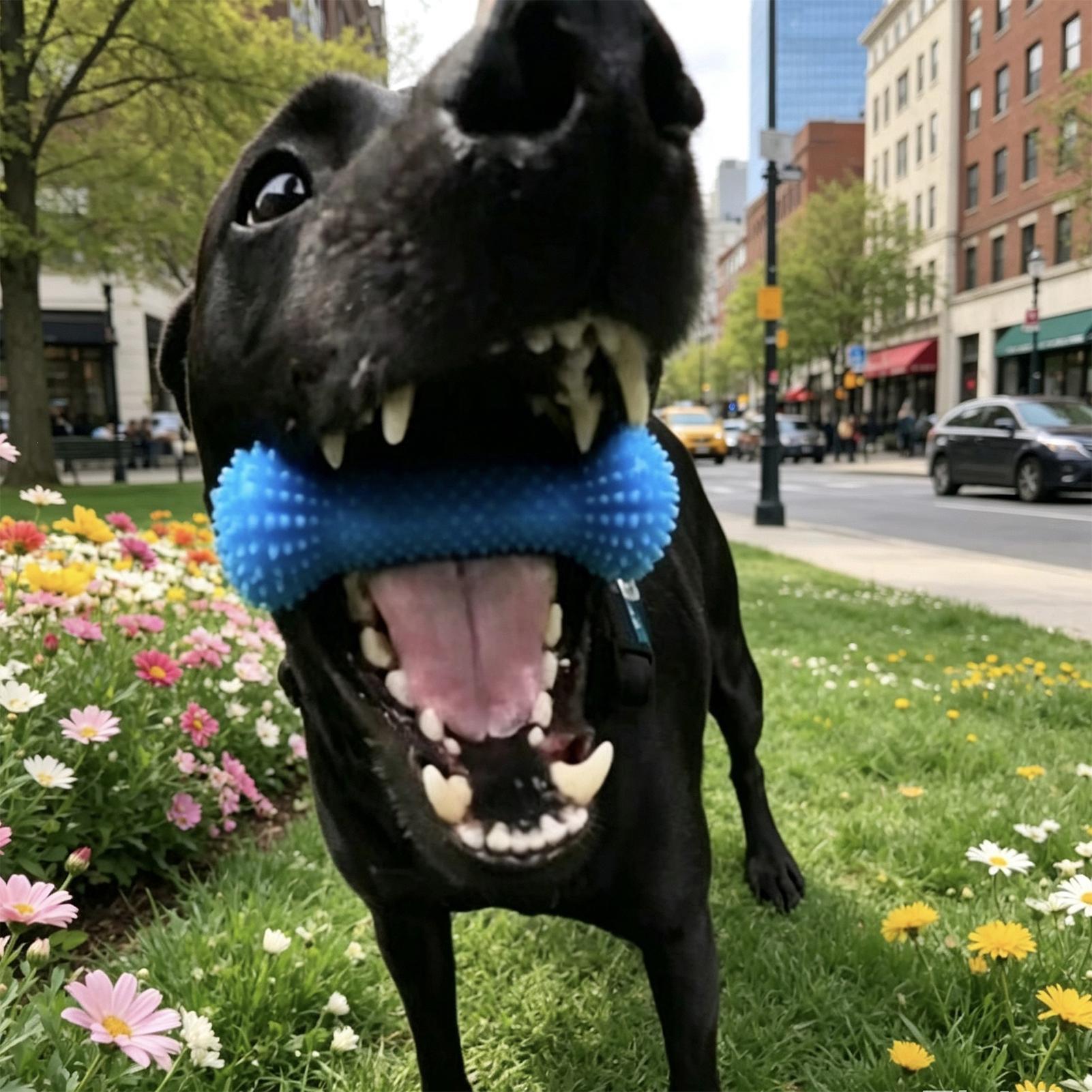 Dog Toothbrushing Toys Chewer  - огляд і ціна Rubber Treat Dispensing Dog Toy