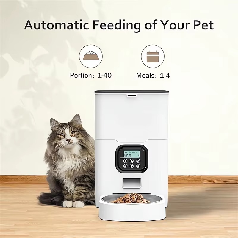 6L Smart Pet Dog Feeder Automa - огляд і ціна Pet Feeders