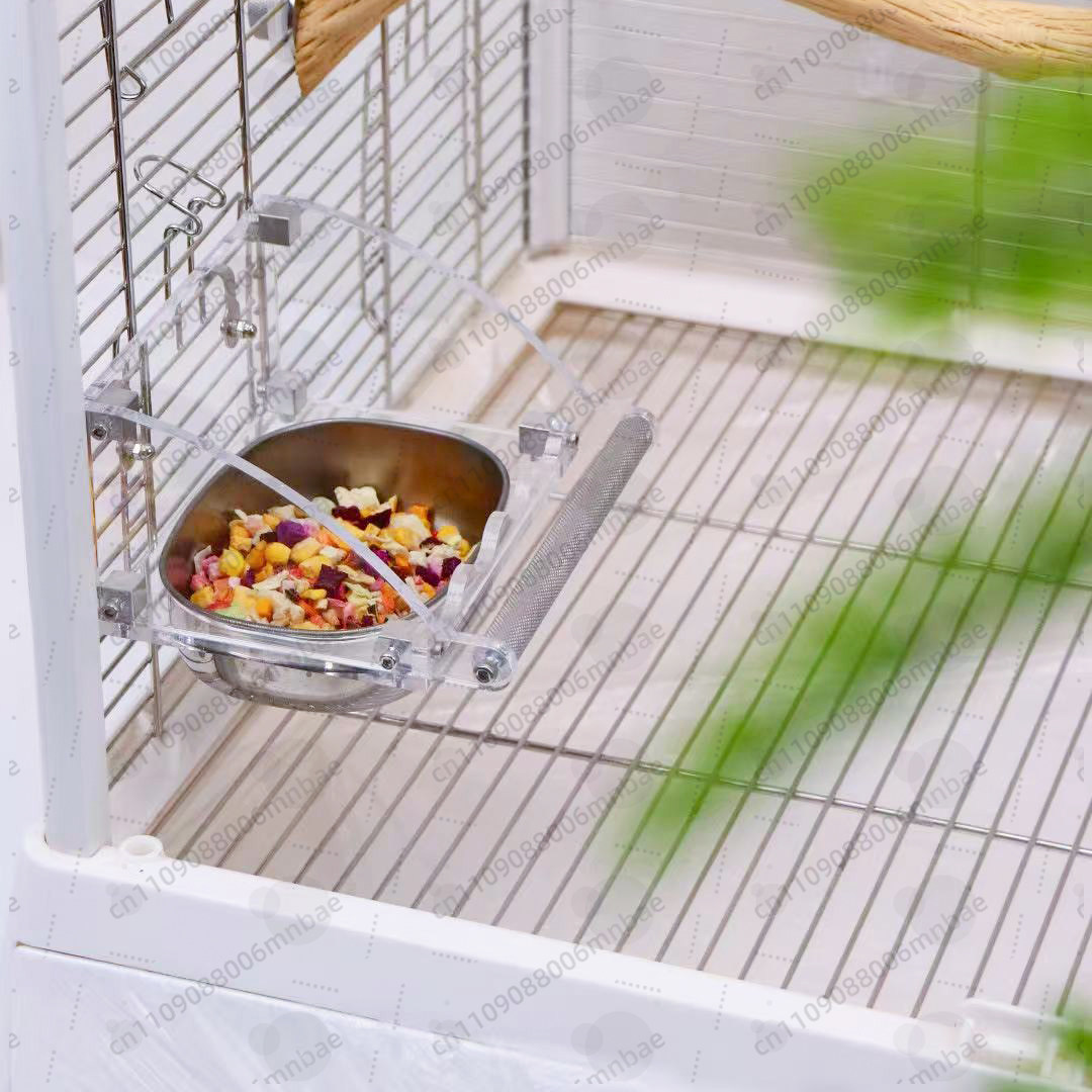 Parrot food box stainless stee - огляд і ціна Pet Feeders