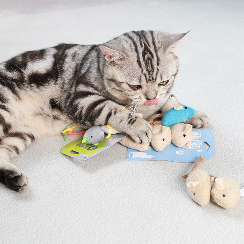 Cat Toy Simulated Plush Mouse  - огляд і ціна Catnip Interactive Plush Mouse
