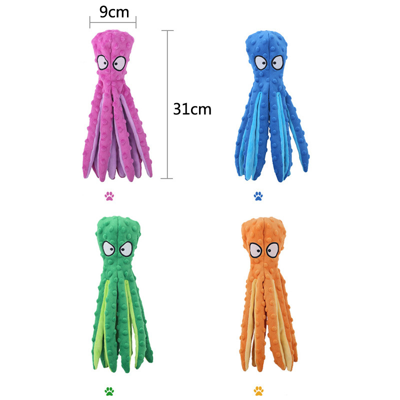 Pet Plush Dog Toy Voice Octopu - огляд і ціна Interactive Squeaky Plush Dog Toy