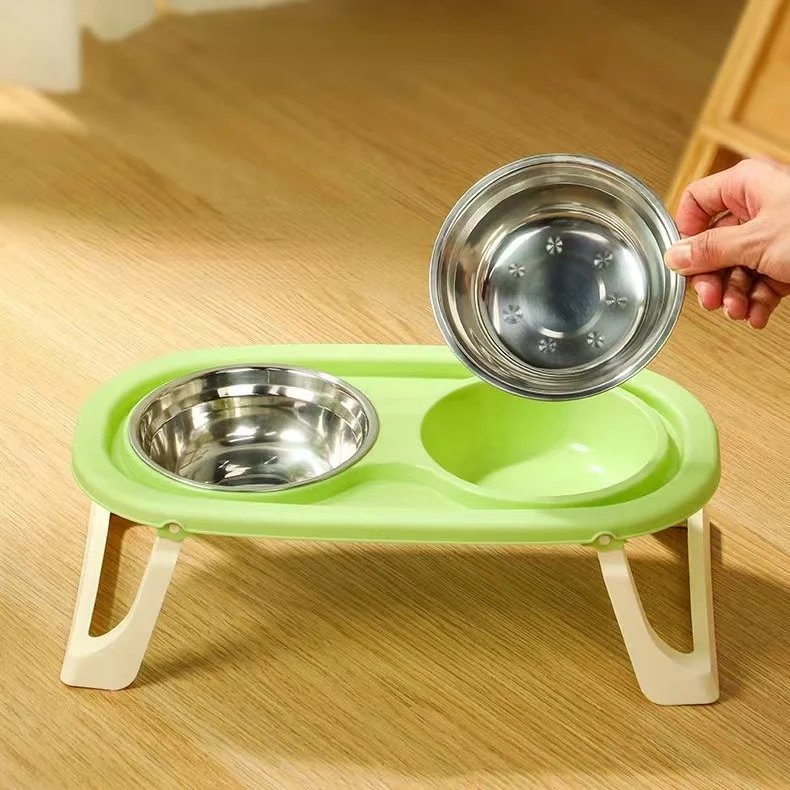 Foldable Cat Bowl Double Pet B - огляд і ціна Pet Feeders